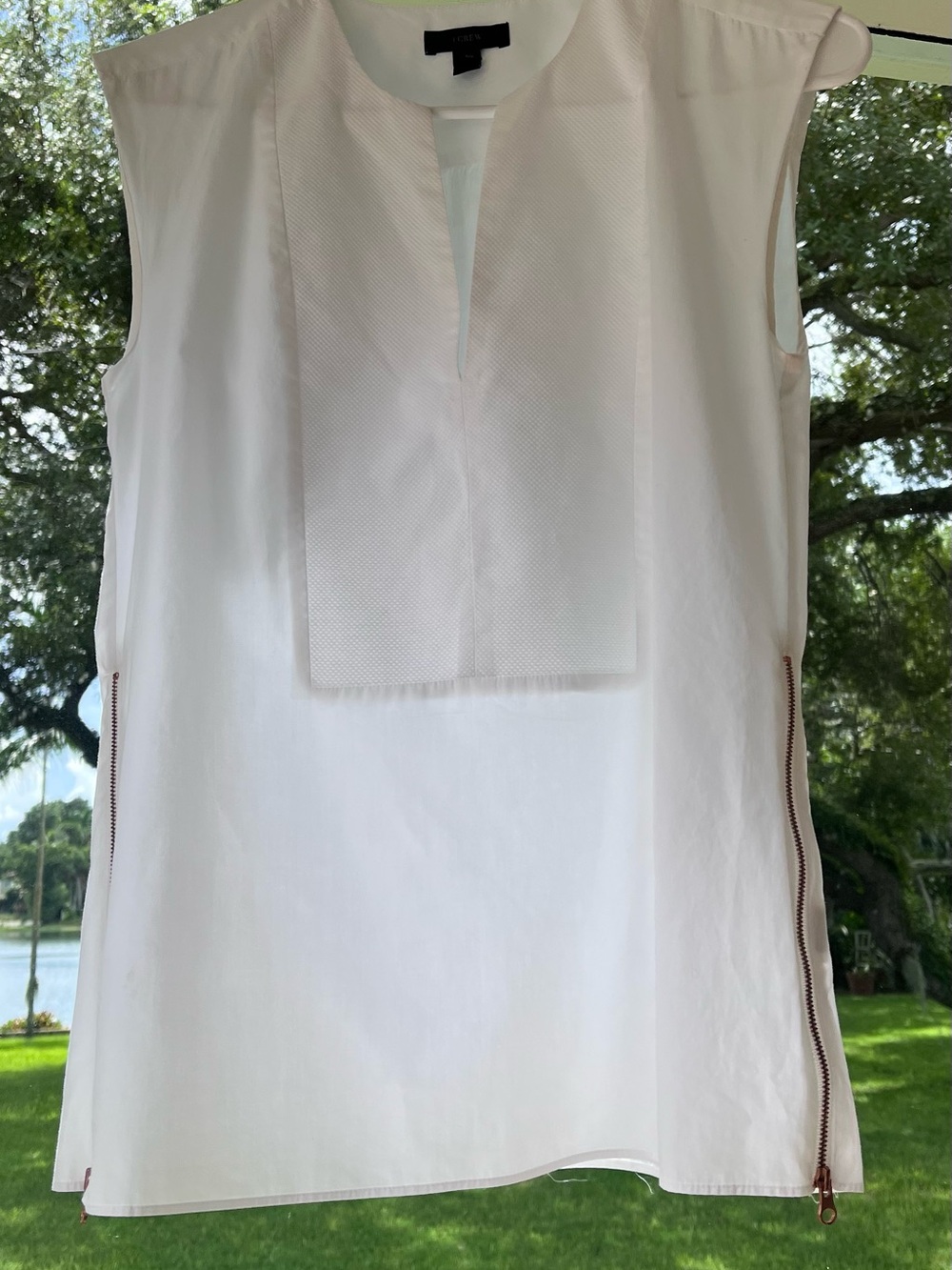 J Crew white top size 00